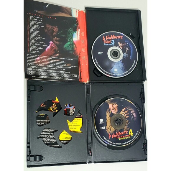 Nightmare on Elm Street DVD Lot 1 3 4 New Nightmare Freddy vs Jason Horror Cult - Picture 5 of 11